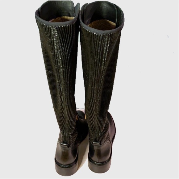 Louise et Cie “Voshell” Tall Lace-Up Leather Riding Boots NWT Women’s Size 7 - Picture 7 of 8